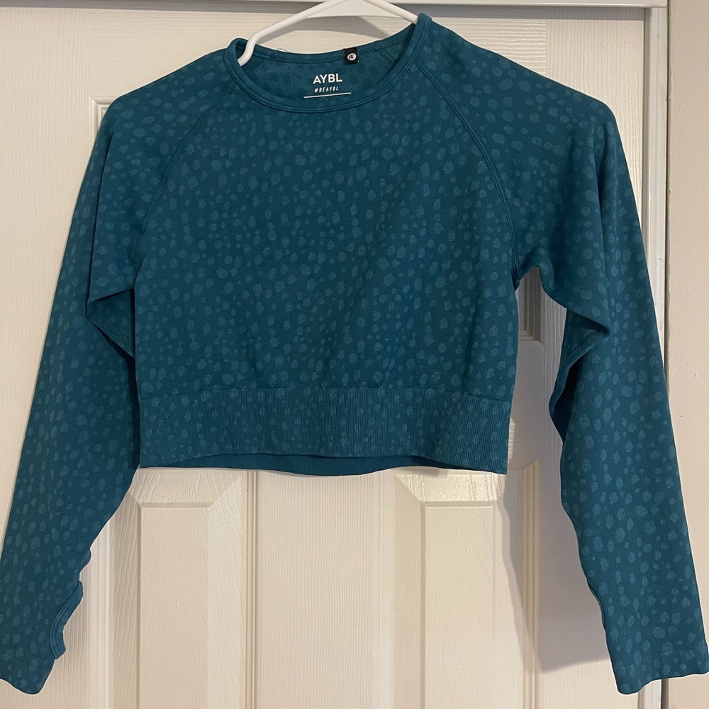 AYBL Evolve Speckle Seamless Long Sleeve Crop